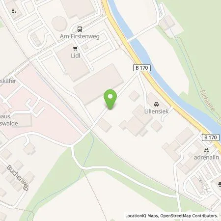 Standortübersicht der Tankstelle Autohaus Liliensiek GmbH in 01744 Dippoldiswalde
