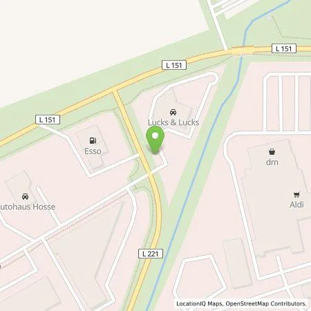 Standortübersicht der Tankstelle Autohaus Lucks & Lucks GmbH & Co.KG in 06526 Sangerhausen