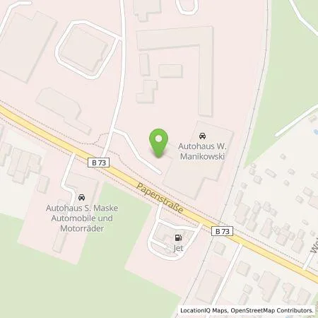 Standortübersicht der Tankstelle Autohaus W.Manikowski Cuxhaven KG in 27472 Cuxhaven