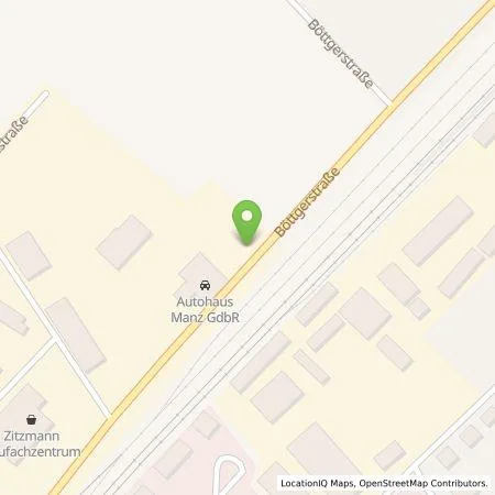 Standortübersicht der Tankstelle Autohaus Manz GmbH in 92521 Schwarzenfeld