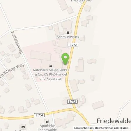 Standortübersicht der Tankstelle Autohaus Meier GmbH & Co.KG in 32469 Petershagen