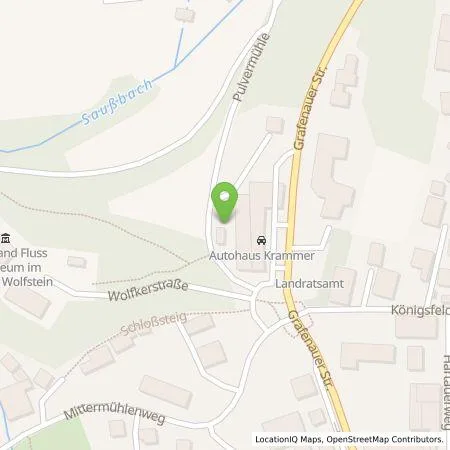 Standortübersicht der Tankstelle Autohaus Michael Krammer GmbH in 94078 Freyung