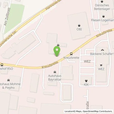 Standortübersicht der Tankstelle Autohaus Mohme & Piepho KG in 31675 Bückeburg