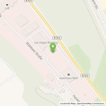 Standortübersicht der Tankstelle Autohaus Moll GmbH in 88400 Biberach an der Riß