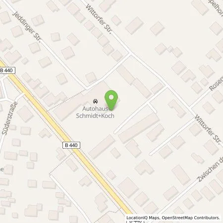 Standortübersicht der Tankstelle Autohaus Neustadt Schmidt + Koch GmbH in 27356 Rotenburg (Wümme)