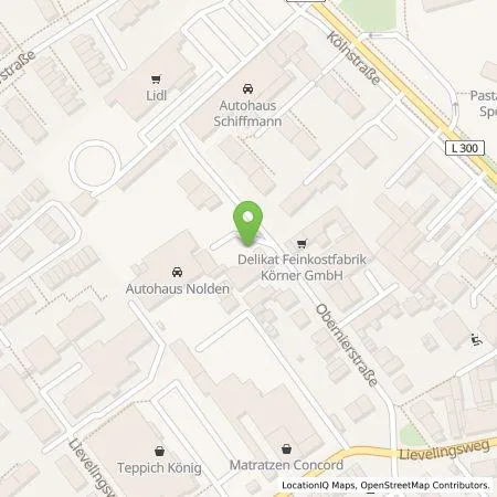 Standortübersicht der Tankstelle Autohaus Nolden GmbH & Co.KG in 53119 Bonn