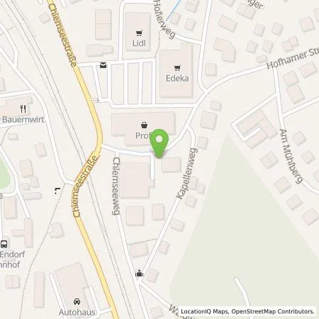 Standortübersicht der Tankstelle Autohaus Obermaier GmbH in 83093 Bad Endorf