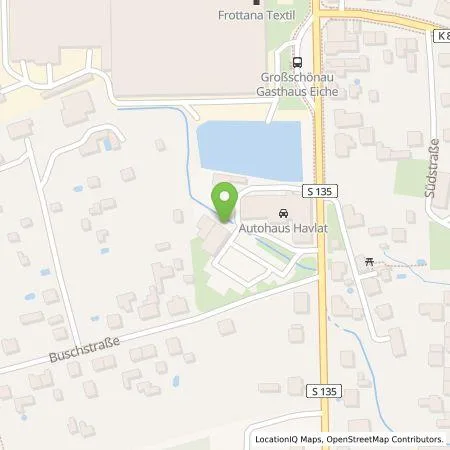 Standortübersicht der Tankstelle Autohaus Havlat e.K. in 02779 Großschönau