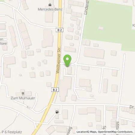 Standortübersicht der Tankstelle Autohaus Ortner GmbH & Co. KG in 82418 Murnau am Staffelsee