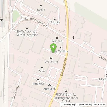 Standortübersicht der Tankstelle Autohaus Ortner GmbH & Co. KG in 82319 Starnberg