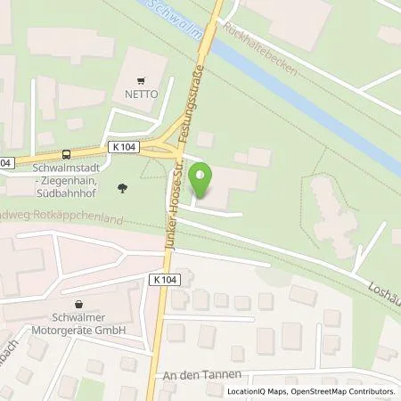 Standortübersicht der Tankstelle Autohaus Ostmann GmbH & Co. KG in 34613 Schwalmstadt