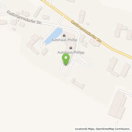 Standortübersicht der Tankstelle Autohaus Philipp GmbH & Co. KG in 01877 Bischofswerda