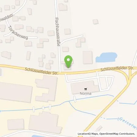 Standortübersicht der Tankstelle Autohaus Pohr in 96160 Geiselwind