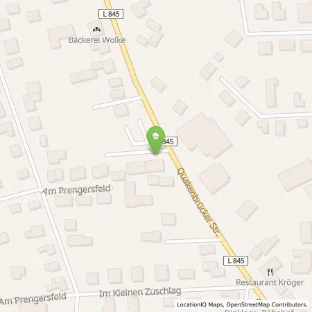 Standortübersicht der Tankstelle Autohaus Ruhe GmbH in 49413 Dinklage