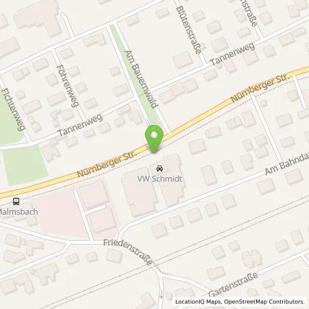 Standortübersicht der Tankstelle Autohaus Schmid Inh. Marko Fahner e.K. in 90571 Schwaig bei Nürnberg
