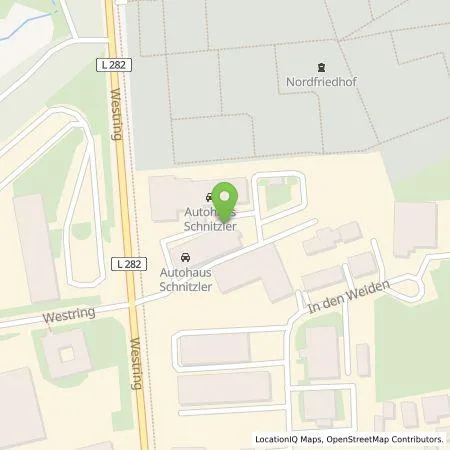 Standortübersicht der Tankstelle Autohaus Schnitzler GmbH & Co. KG in 40721 Hilden