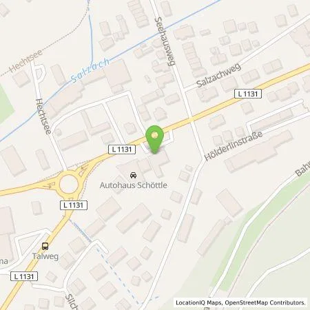 Standortübersicht der Tankstelle Autohaus Schöttle GmbH in 75433 MAULBRONN