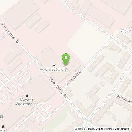 Standortübersicht der Tankstelle Autohaus Schüler & Co GmbH in 08525 Plauen