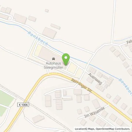 Standortübersicht der Tankstelle Autohaus Steegmüller GmbH in 71106 Magstadt