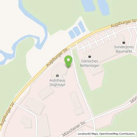 Standortübersicht der Tankstelle Autohaus Stiglmayr GmbH in 86529 Schrobenhausen