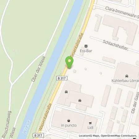 Standortübersicht der Tankstelle Autohaus Stoll GmbH in 79540 Lörrach