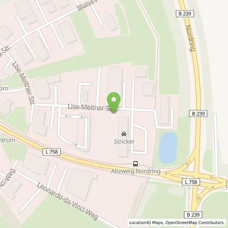 Standortübersicht der Tankstelle Autohaus Stricker GmbH u. Co. KG in 32760 Detmold