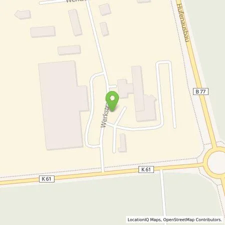 Standortübersicht der Tankstelle Autohaus Thomsen GmbH in 24848 Kropp