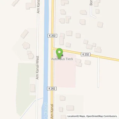 Standortübersicht der Tankstelle Autohaus Tieck GmbH in 49767 Twist