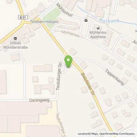 Standortübersicht der Tankstelle Autohaus Timpe GmbH in 49186 Bad Iburg