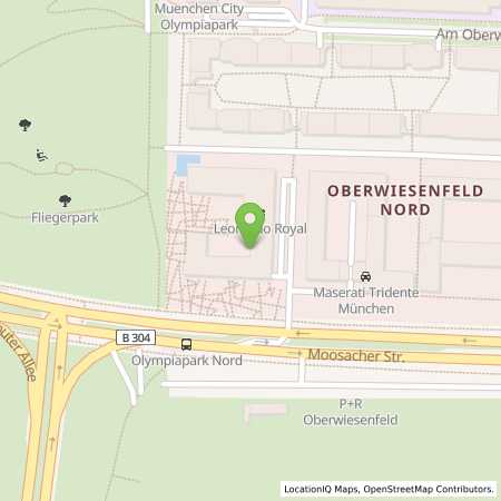 Standortübersicht der Strom (Elektro) Tankstelle: Leonardo Royal München - Sunflower Management GmbH & Co.KG in 80809, Mnchen