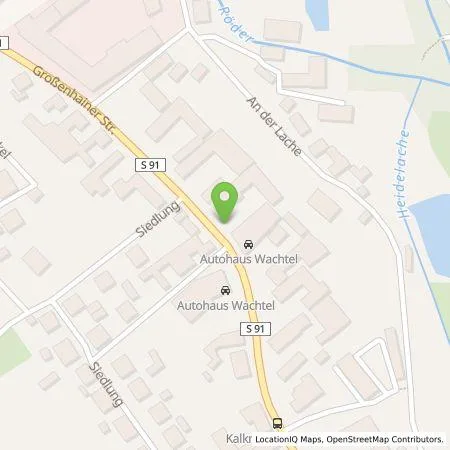 Standortübersicht der Tankstelle Autohaus Wachtel Einzelunternehmen in 01561 Ebersbach