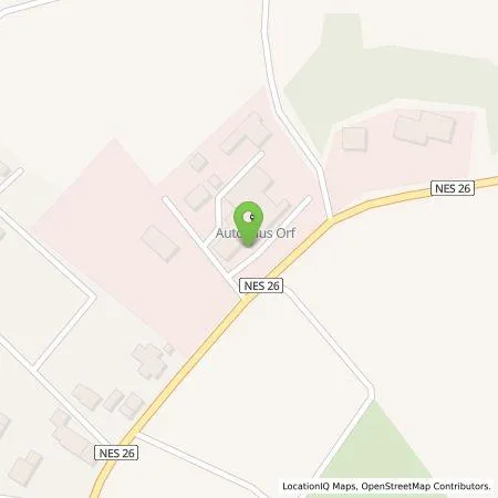 Standortübersicht der Tankstelle Autohaus Walter Orf e. K. in 97647 Hausen