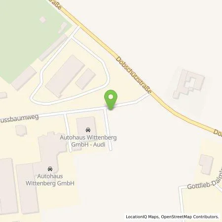 Standortübersicht der Tankstelle Autohaus Wittenberg GmbH in 06886 Lutherstadt Wittenberg