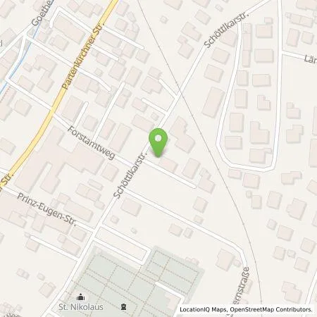 Standortübersicht der Tankstelle Autohaus Witting & Söhne GmbH & Co. KG in 82481 Mittenwald