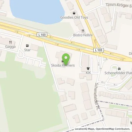 Standortübersicht der Tankstelle Autohof Reimers GmbH in 22869 Schenefeld