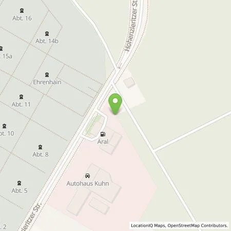 Standortübersicht der Tankstelle Auto-Kuhn oHG in 17235 Neustrelitz