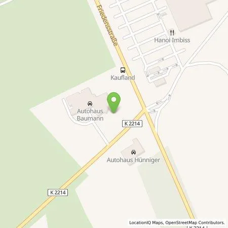 Standortübersicht der Tankstelle Automobile Baumann GmbH in 06712 Zeitz