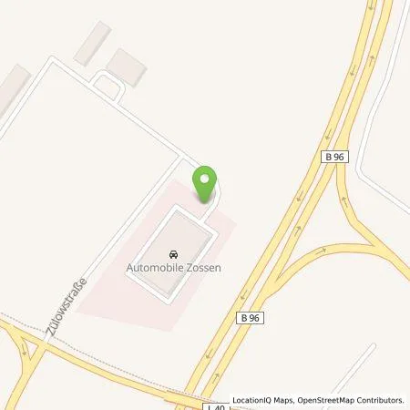 Standortübersicht der Tankstelle Automobile Zossen GmbH in 15827 Blankenfelde-Mahlow