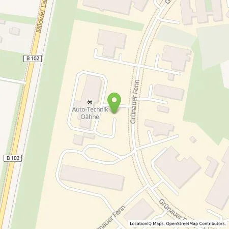 Standortübersicht der Tankstelle Auto-Technik Dähne GmbH in 14712 Rathenow