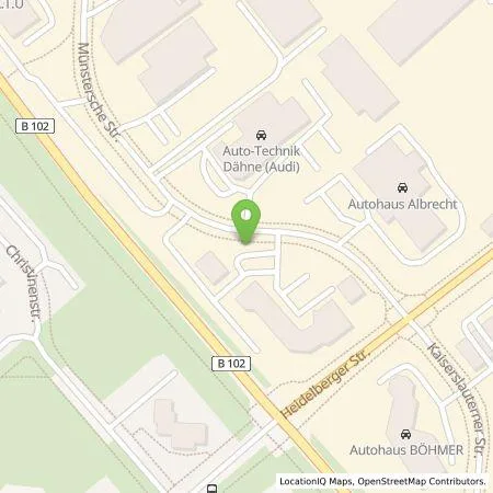 Standortübersicht der Tankstelle Auto-Technik Dähne GmbH in 14772 Brandenburg an der Havel