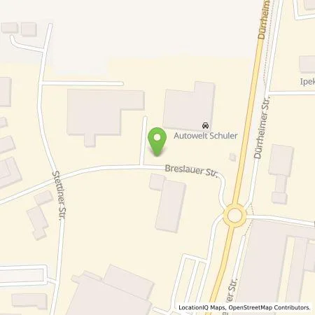 Standortübersicht der Tankstelle Autowelt Schuler Donaueschingen GmbH in 78166 Donaueschingen
