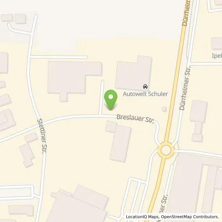 Standortübersicht der Tankstelle Autowelt Schuler Donaueschingen GmbH in 78166 Donaueschingen