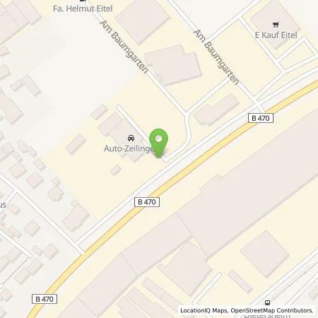 Standortübersicht der Tankstelle Auto-Zeilinger GmbH in 91463 Dietersheim