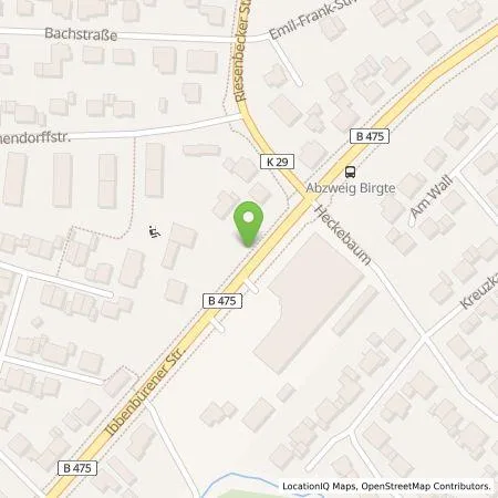 Standortübersicht der Tankstelle Berkemeier GmbH in 48369 Saerbeck