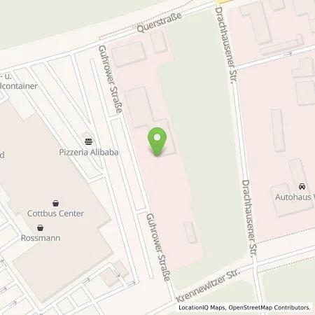 Standortübersicht der Tankstelle Die Wagenmeister GmbH in 03044 Cottbus