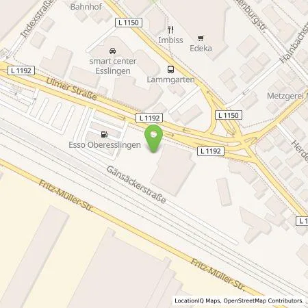 Standortübersicht der Tankstelle EF S Automobile GmbH Esslingen am Neckar in 73730 Esslingen am Neckar