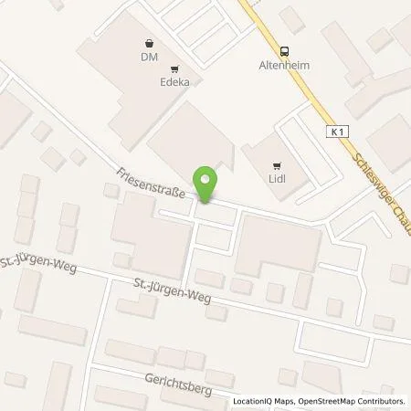 Standortübersicht der Tankstelle Emil Frey Küstengarage GmbH in 24768 Rendsburg