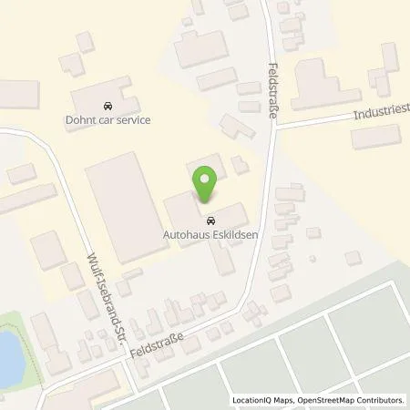 Standortübersicht der Tankstelle Eskildsen GmbH & CO KG in 25709 Marne