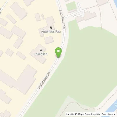Standortübersicht der Tankstelle Eskildsen GmbH & CO KG in 25541 Brunsbüttel