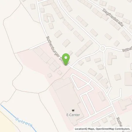 Standortübersicht der Tankstelle Georg Breitschwert GmbH & Co.KG in 91555 Feuchtwangen